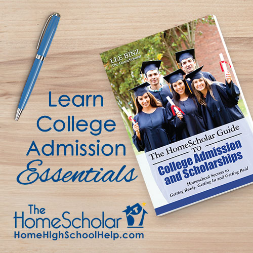 The HomeScholar Guide to College Admission and Scholarships - Book ($24.95)